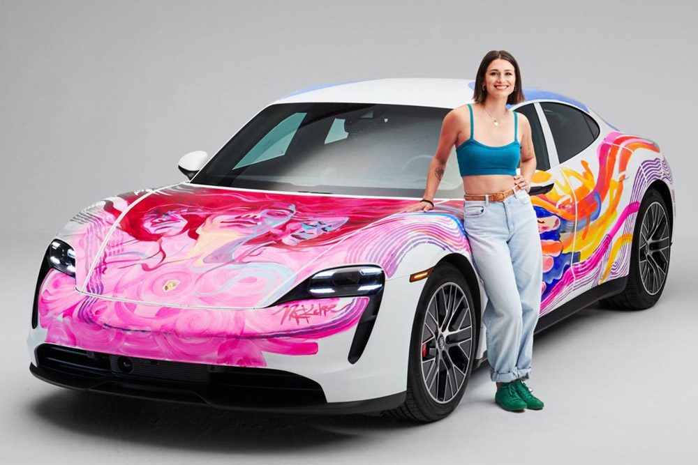 Porsche Taycan 4S par Megan Claire Keho